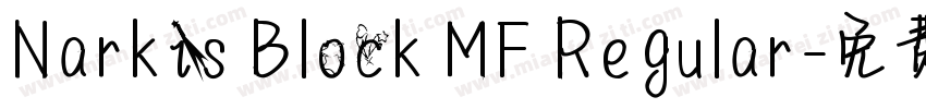 Narkis Block MF Regular字体转换